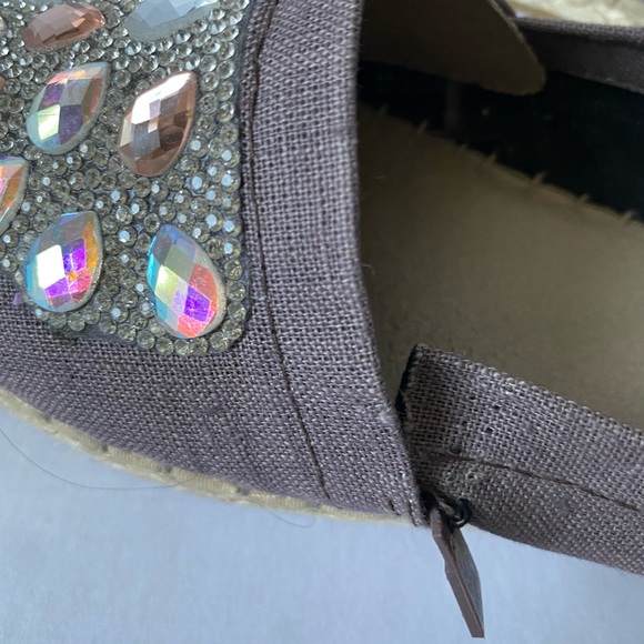 Ilse Jacobsen “Hornbaek” Adornments Canvas Espadrille Size 9 - Picture 10 of 10